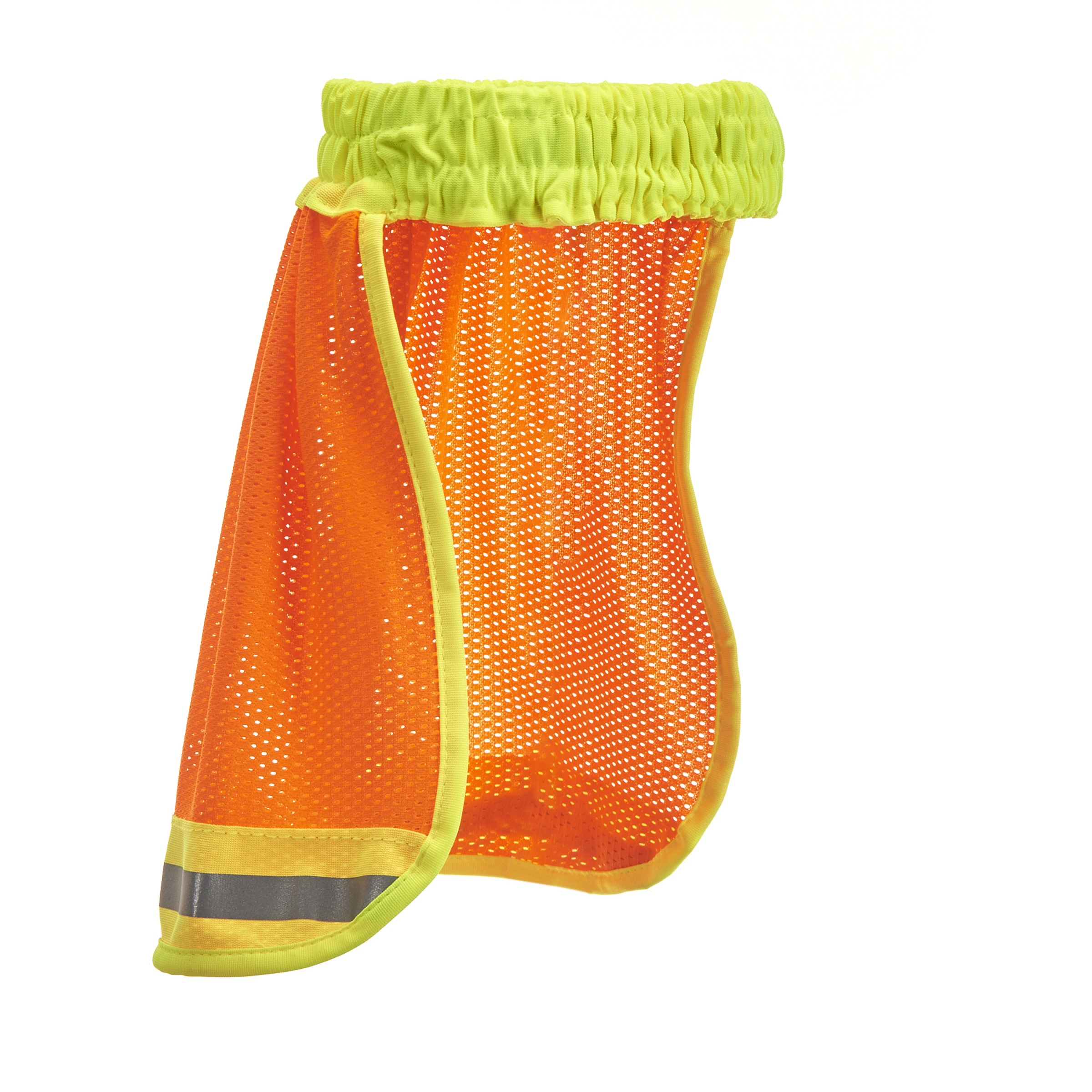 SunShade Hard Hat Protector, single, breathable bright mesh, Orange